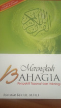 Merengkuh Bahagia : Perspektif Tasawuf dan Psikologi