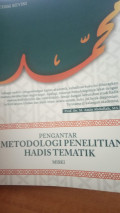 Metodologi Penelitian Hadis Tematik