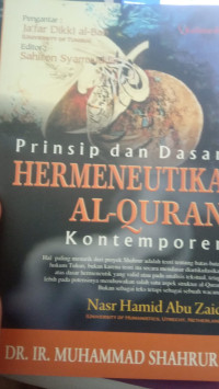prinsip dan dasar hermenetuika al-qur'an kontemporer